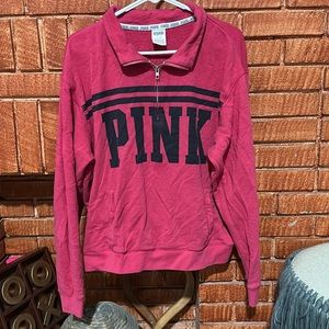 PINK Halfzip sweatshirt